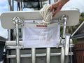 TackleWebs Bungee Storage Pocket, 16" x 12" - White or Black