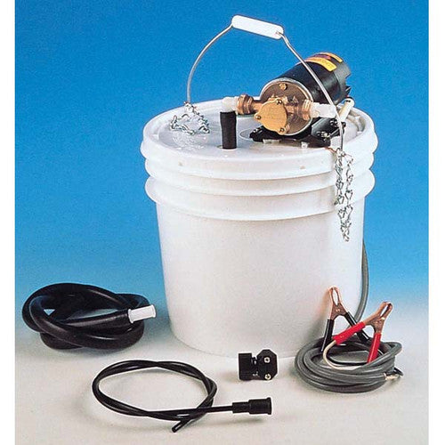 Jabsco Porta-Quick 17800-2000 Portable Marine Oil Changer, 12V Reversible Pump, 14 Quart Capacity