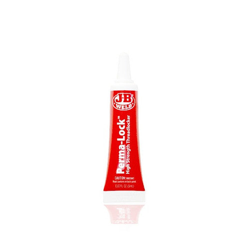 JB Weld Red Threadlocker 6ml - High-Strength Thread Sealant for Automotive and Marine Fasteners