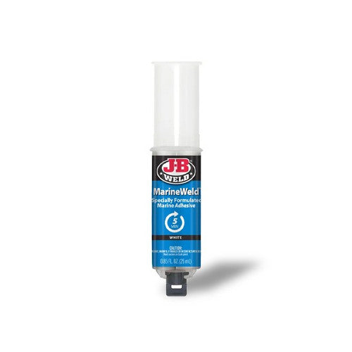 JB Weld Marine Weld 25ml Two-Part Epoxy Adhesive, 2350 PSI Bond for Metal, Aluminum, Fiberglass and Wood