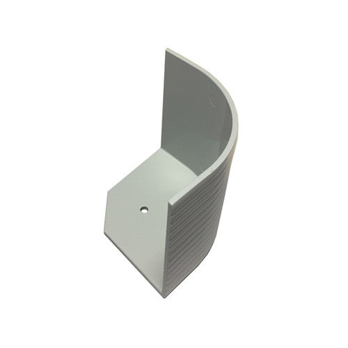 JIF Marine ICF Starboard Corner Casting - Powder-Coated Aluminum Pontoon Boat Corner Fender
