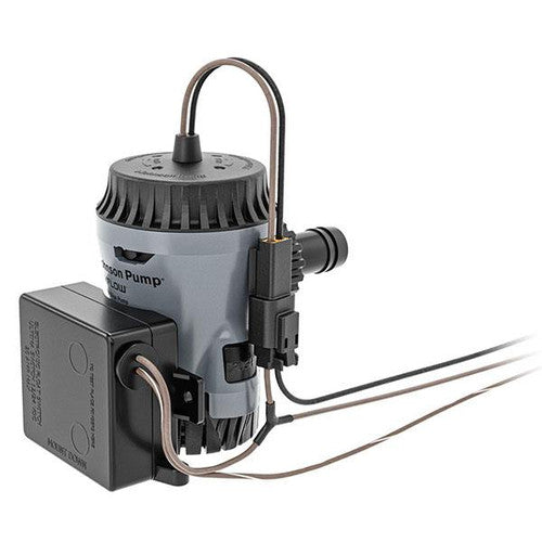 Johnson Pump Aqua Void Ultima Combo Bilge Pump, 500 GPH, 12V Automatic with Electronic Switch