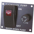 Johnson Pump 82024 2-Way Washdown Control Panel, 12 Volt DC, Matte Black