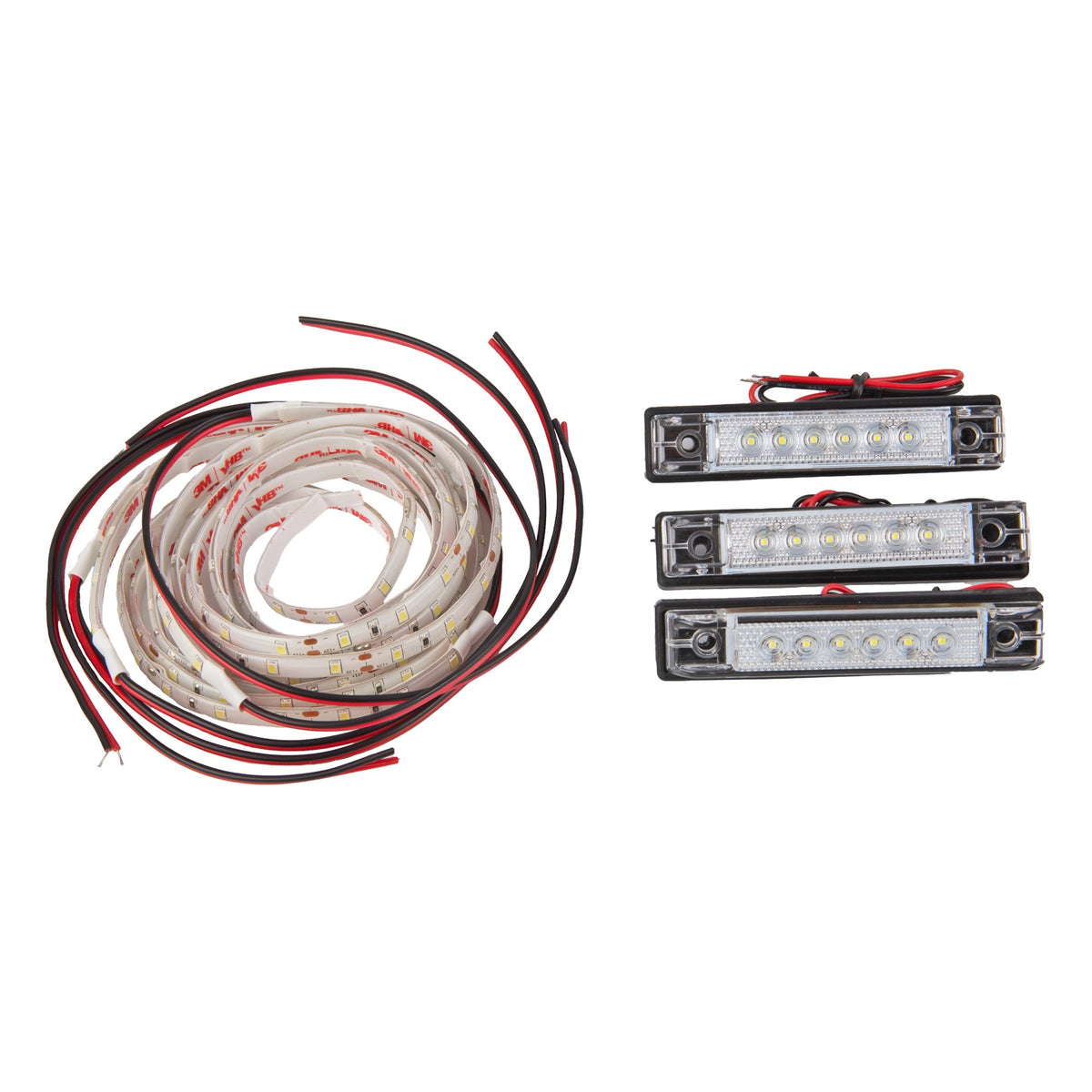 T-H Marine LED-BTKIT-WHT LED Lighting Kit for Boats, White, 9-Piece Set