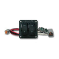 Lenco 10222-211D Complete Double Rocker Trim Tab Switch Kit, Carling #122, 12 Volt Deutsch Connectors
