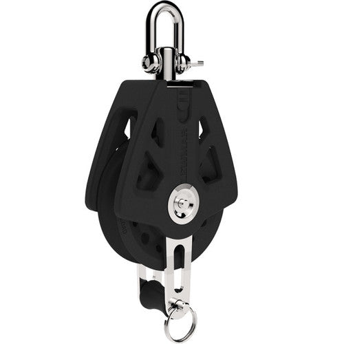 Lewmar 50mm Synchro Block Single Becket, 990 lb Working Load Limit, 1/4 - 3/8 Inch Line