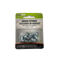 Lubrimatic 90-Degree Grease Fittings (Zerk Fittings), 5-Pack - Available in 6mm and 8mm