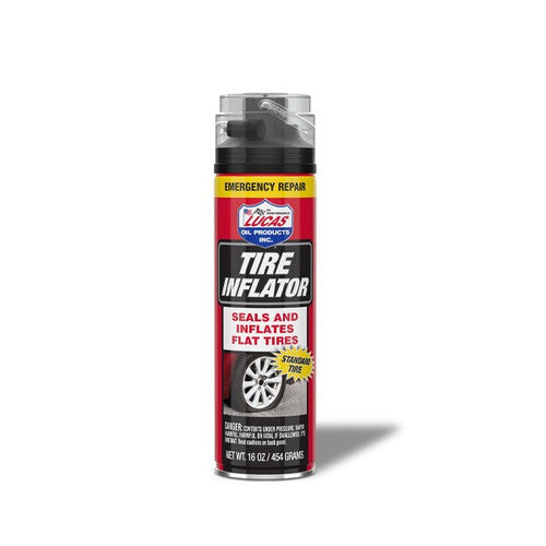 Lucas Oil Non-Flammable Tire Inflator with Hose, 16 oz