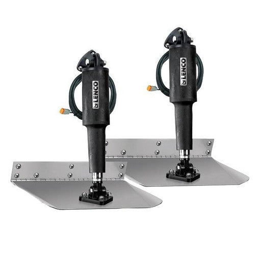 Lenco 15000-101 9" x 9" Electric Trim Tab Kit without Switch for Boats 14' - 18'