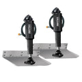 Lenco 9 in x 18 in Electric Trim Tab Kit without Switch - 304 Stainless Steel, Fits Boats 20-30 ft