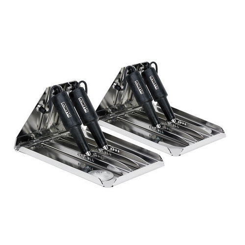 Lenco Extreme Duty Performance 24 x 14 Electric Trim Tab Kit, 304 Stainless Steel, Model 15047-101, Fits Boats 24-52 ft
