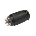 Marinco 12VCPS3 Trolling Motor Plug and Receptacle Kit, 70 Amp, 12V/24V/36V/48V, Black
