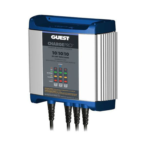 Guest 2731A On-Board Battery Charger, 30 Amp 12V 3-Bank, 120V Input
