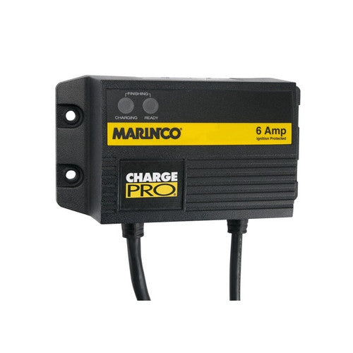Marinco ChargePro 6-Amp 1-Bank Waterproof On-Board Battery Charger, 12 Volt, Replaces Guest 2608A