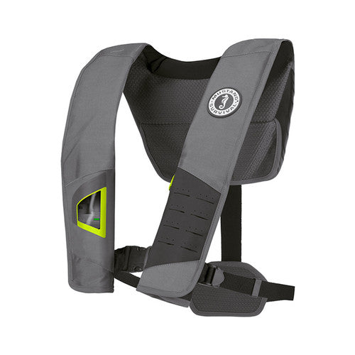 Mustang Survival Deluxe 38 Automatic Inflatable Life Vest - USCG Type III, 38 lb Buoyancy - Available in Black or Gray