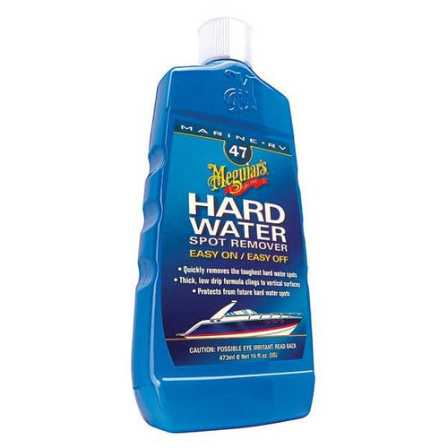 Meguiar's Hard Water Spot Remover, Marine and RV Hull and Deck Cleaner, 16 oz