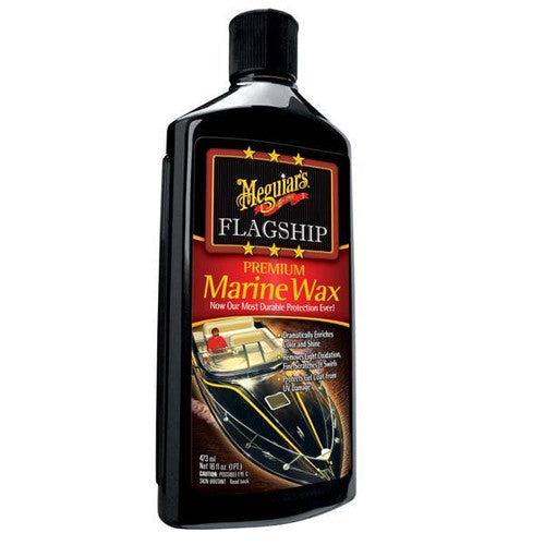 Meguiar's Flagship Premium Marine Wax M-6316, 16 oz, Fiberglass and Gel Coat Protection with UV Protection