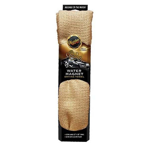 Meguiar's Water Magnet Microfiber Drying Towel, 22 x 30 Inch Waffle-Weave, Yellow