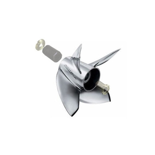 Michigan Wheel Ballistic XL Stainless Steel Propeller - RH, Available in 3-Blade 13-5/8 x 15 and 4-Blade 14-1/8 x 27