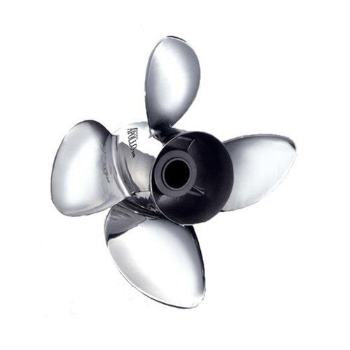 Michigan Wheel 993204 Apollo A-Series 4-Blade Stainless Steel Propeller, Right Hand, 14-3/8 x 18 Pitch