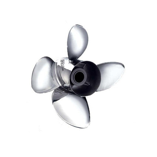 Michigan Wheel Apollo A-Series Stainless Steel Outboard Propeller, RH - Available in 3-Blade 14-1/4" x 17" and 4-Blade 14-1/8" x 20"