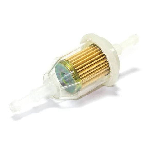Moeller Disposable In-Line Fuel Filter, 5/16 in. Barb, 10 Micron Filtration