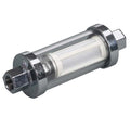 Moeller Universal In-Line Clear View Fuel Filter 033319-10, 20 Micron, 3/8 in./5/16 in./1/4 in. Barb Kit