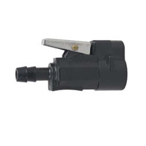 Moeller 033486-10 Fuel Tank Connector, 3/8 Inch Female Barb, Two-Prong Clip Style, Mercury/Yamaha 1998 and Newer Engines