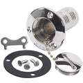 Moeller Marine Gasoline Deck Plate Fill 035740-10, Screw-Mount Fuel Deck Fill for 1-1/2 Inch Hose
