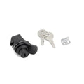 Sierra Universal Glove Box Latch Lock MP49410-1, 1 Inch Hole, Black Glass Reinforced Polyester, Includes 2 Keys