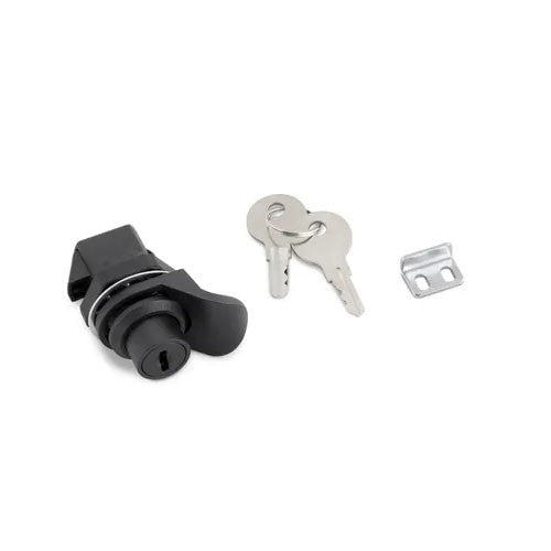 Sierra Universal Glove Box Latch Lock MP49410-1, 1 Inch Hole, Black Glass Reinforced Polyester, Includes 2 Keys