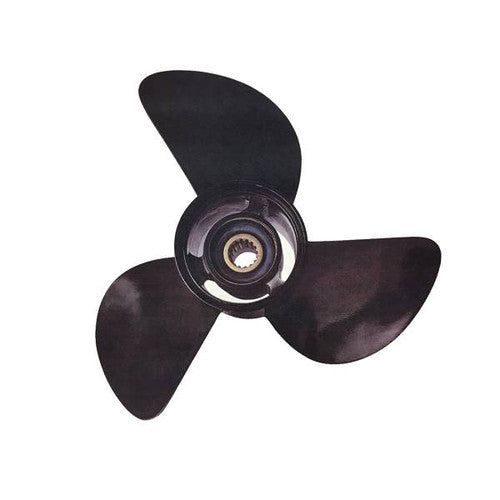 Michigan Wheel 13.25R17 Aluminum Cupped Propeller, Black, for Evinrude Outboards - Part 101033