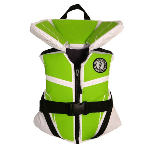 Mustang Survival Lil' Legends 100 Infant & Youth Life Jacket, White/Apple Green, USCG Type II
