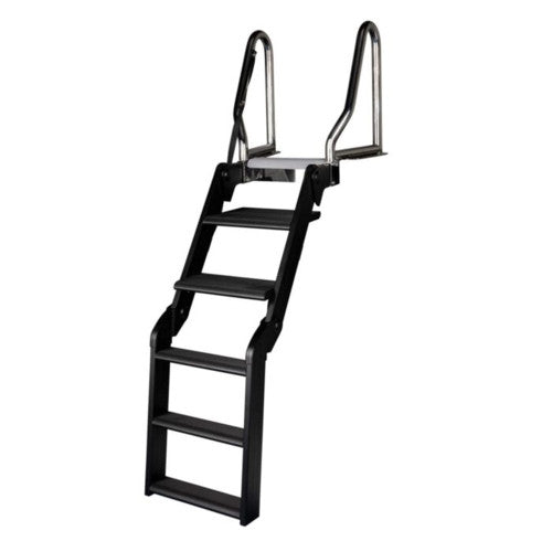 Taylor Made Products Lipper Pontoon Boat Ladder, Black