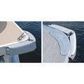 Taylor Made Products Pontoon Corner-Gard Fender 31038, Silver, 3 Inch W x 12 Inch L, PVC Corner Bumper