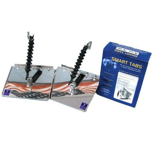 Nauticus Smart Tabs Self-Leveling Trim Tab Kit, 12 x 9 Inch - Available for 60-140 HP or 150-240 HP