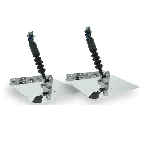 Nauticus Smart Tabs Self-Leveling Trim Tab Kit, 12 x 9 Inch - Available for 60-140 HP or 150-240 HP