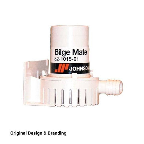 Johnson Pump First Mate Bilge Pump 400 GPH, JP-21405, 12V 3/4 Inch Discharge