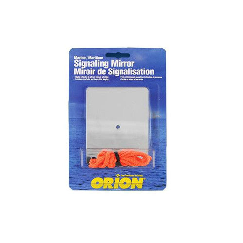 Orion Signaling Mirror, Part 916, Emergency Rescue Mirror with 10 Mile Visibility, Viewfinder and Lanyard