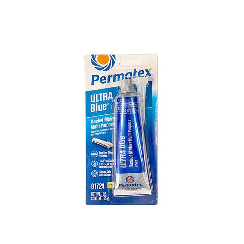 Permatex Ultra Blue RTV Silicone Gasket Maker, 3 oz - Sensor-Safe OEM Sealant