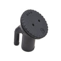 Perko 0542DPGBLK Vented Fuel Fill, Angled Neck, Black Polymer, for 1-1/2 Inch Hose