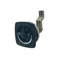 Perko 0932DP1BLK Flush Mount Latch, Non-Locking, Black, 2-1/2 Inch