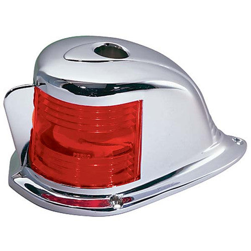 Perko 1218DP0CHR Chrome-Plated Horizontal-Mount Bi-Color Bow Light, 1 Nautical Mile