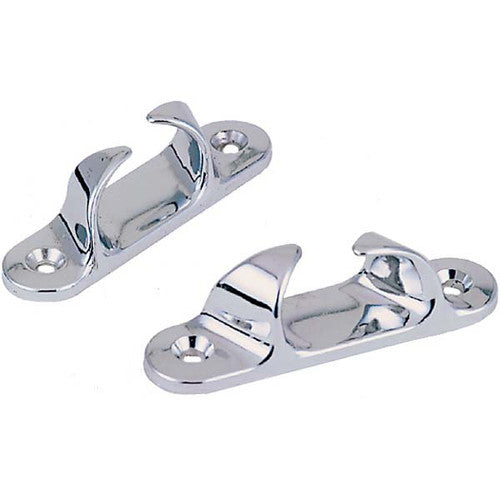 Perko 1223DP0CHR Skene Bow Chocks, Chrome Plated, 3-1/2 Inch, Sold in Pairs