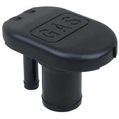 Perko 1319DPGBLK Straight Neck Vented Gas Deck Fill, Black