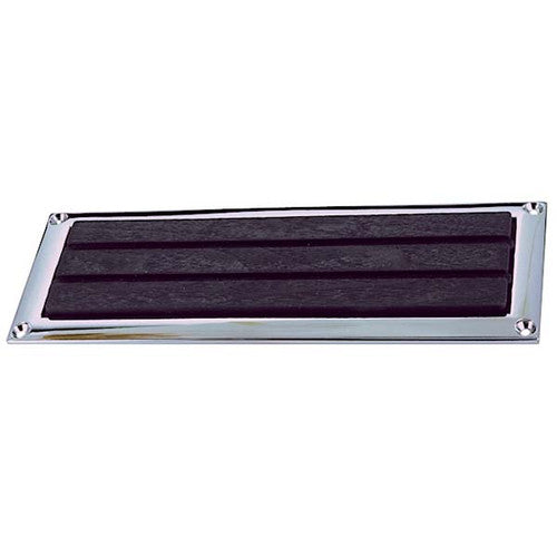 Perko Step Plate 1325DP1CHR, Chrome Plated Zinc Alloy, 8-3/8 x 2-1/4 Inches, Sold in Pairs