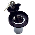 Perko 1399DP0CHR Locking Gas Deck Fill for 1-1/2 Inch Hose, Chrome-Plated Cap