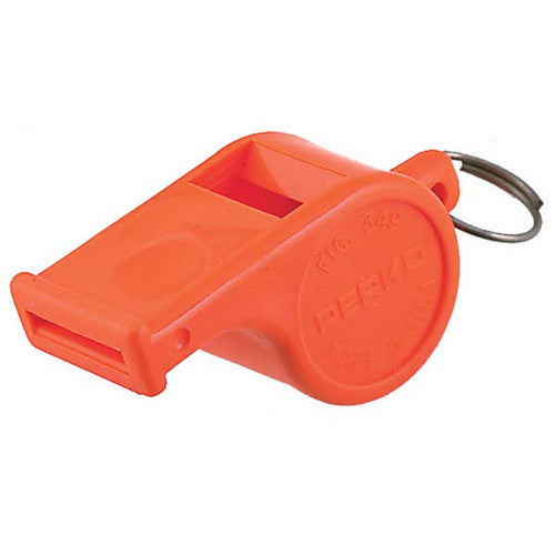 Perko 0349DP Ball Type Whistle, Orange Plastic, ABYC A-23 Compliant Boat Signal Whistle