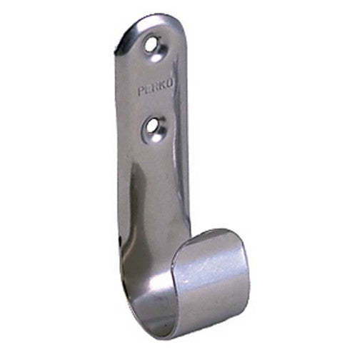Perko Stainless Steel Boat Hook Holders, Pair, Max Pole O.D. 1-1/2 Inches - 0492DP0STS