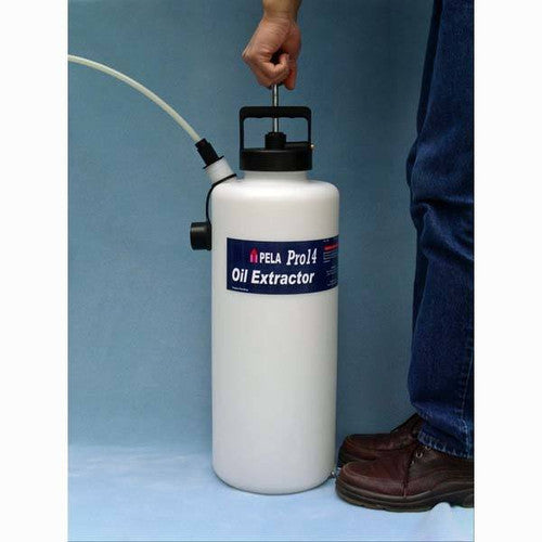 Pela Pro 14 Liter Marine Oil Change Pump (PL-14K) - Calibrated Oil Extractor with Auto Shut-Off